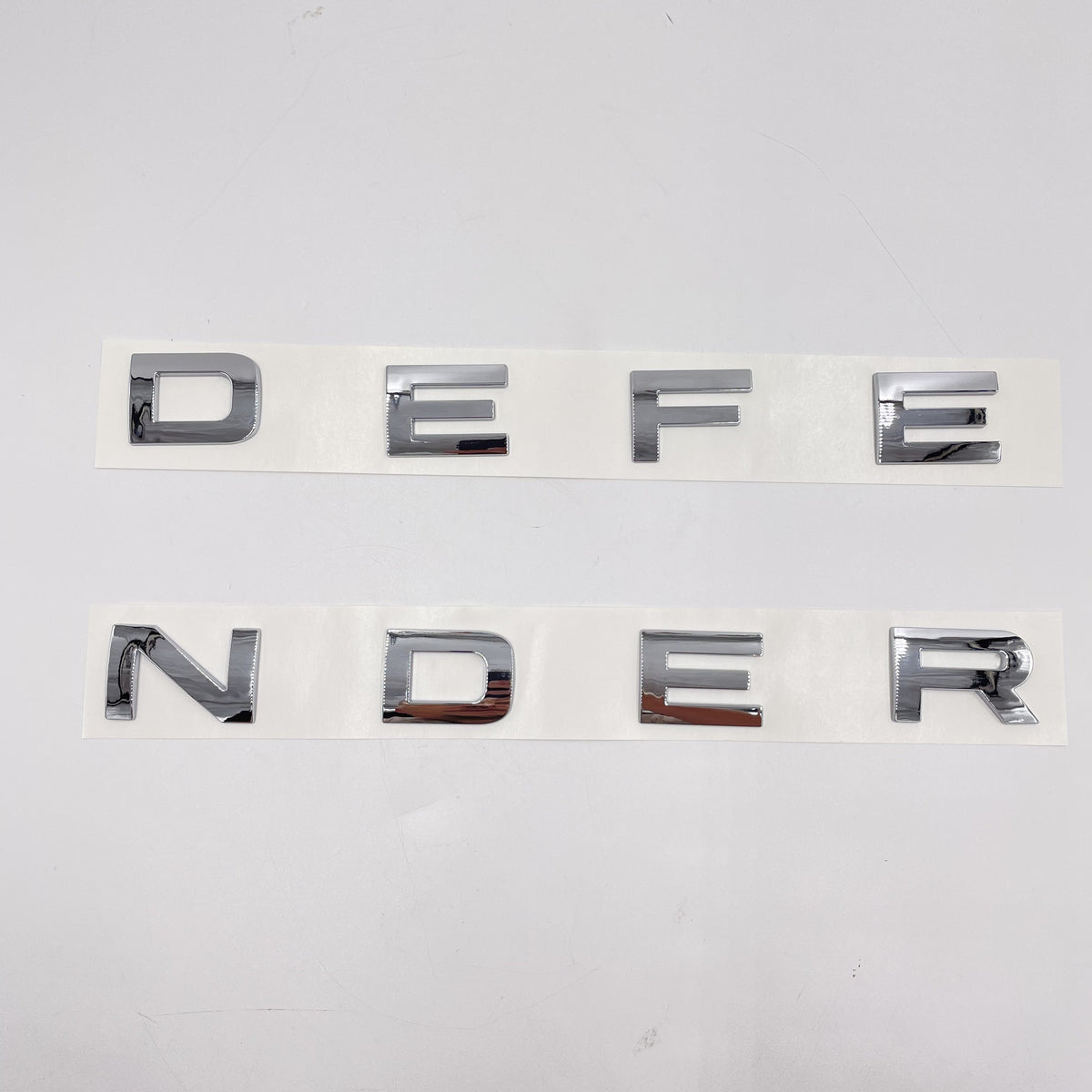 LR DEFENDER 20-22 FRONT CHROME LETTERS HOOD BADGE FT-LRE042