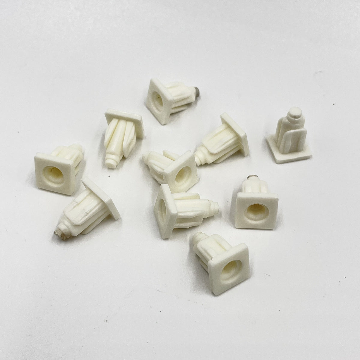 Set X10 Plastic Nut Insert Fits to Headlamp 79051