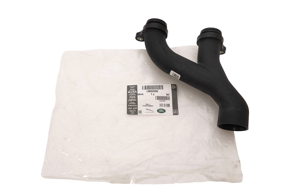 LR RR Petrol 3.0 V6 / 5.0 V8 Hose from Thermostat to Cylinder Block LR092992LR