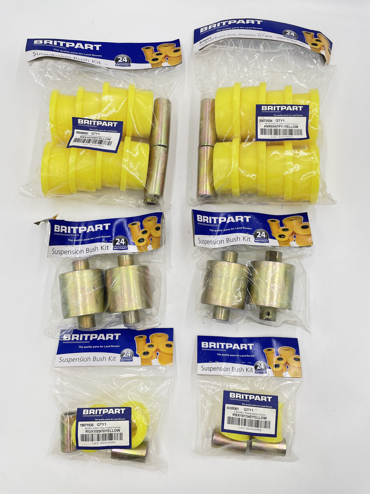 LR DISCOVERY II Yellow Poly Bush Kit (Not Full KIT) DC7001