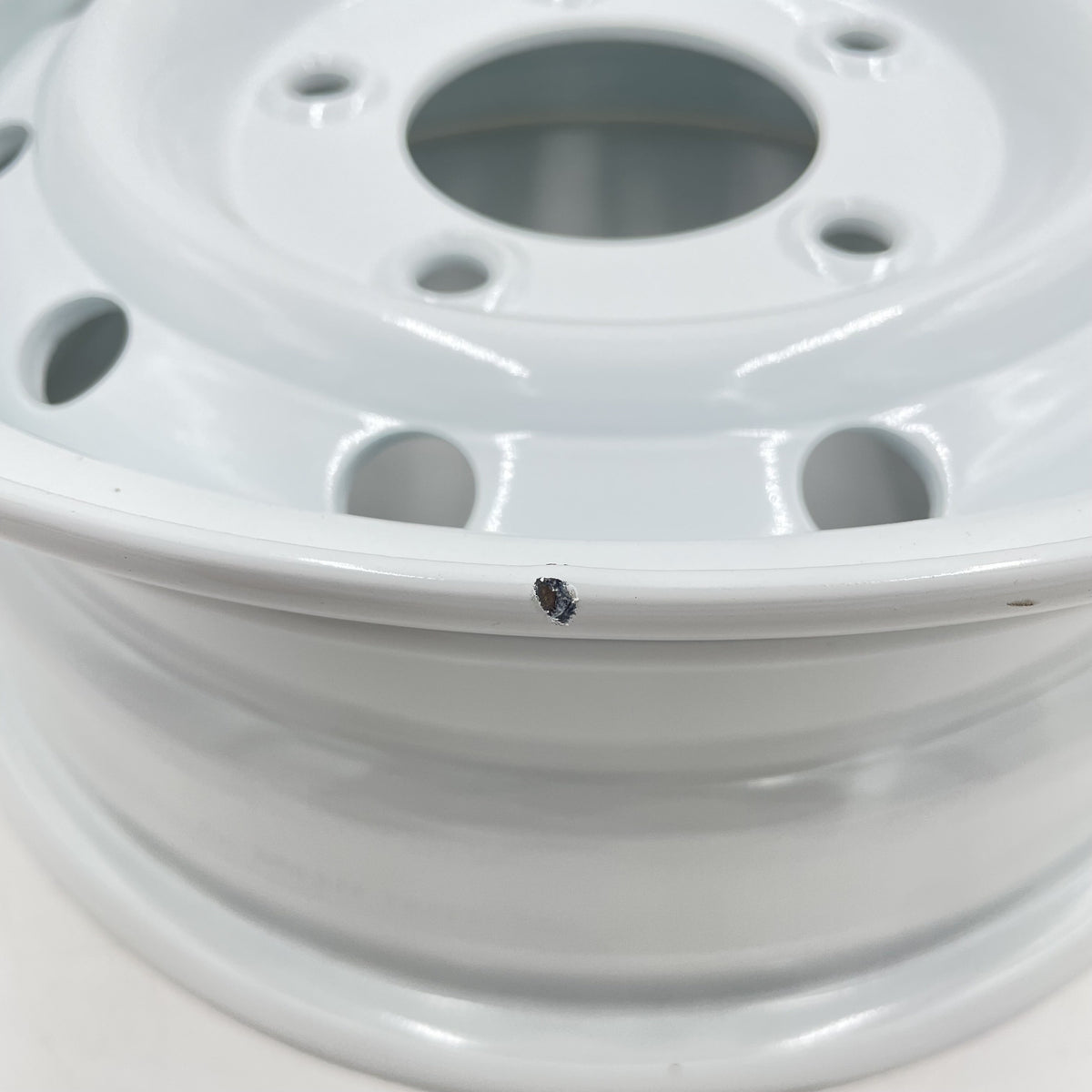 16'' x 6.5 ET:20 Heavy Duty Wolf Steel Wheel Part ANR4583W scratched N10 !