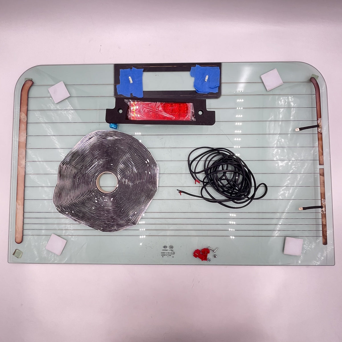 LR DEFENDER -02 Heated High Level Brake Light Rear Door Glass Conversion Kit CQB101560
