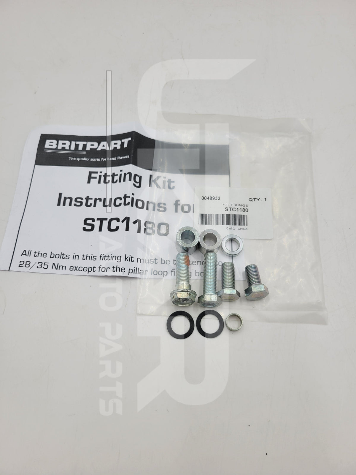 LR DEFENDER Seat Belt Fitting & Fixing Kit for Lap Belt STC1180