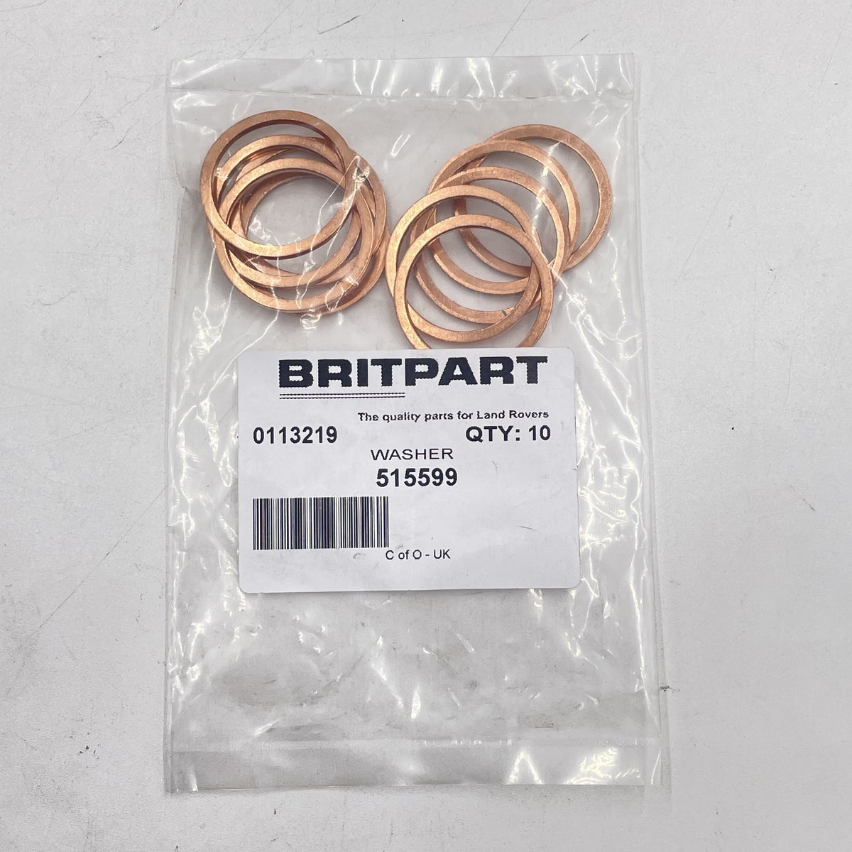 LR SERIES Drain Plug Copper Washer 515599 SET X10
