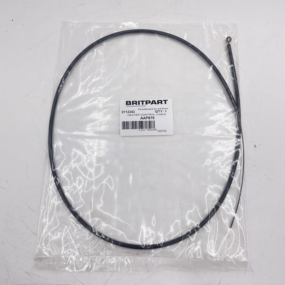 LR DEFENDER -02 Heater Control Cable AAP876