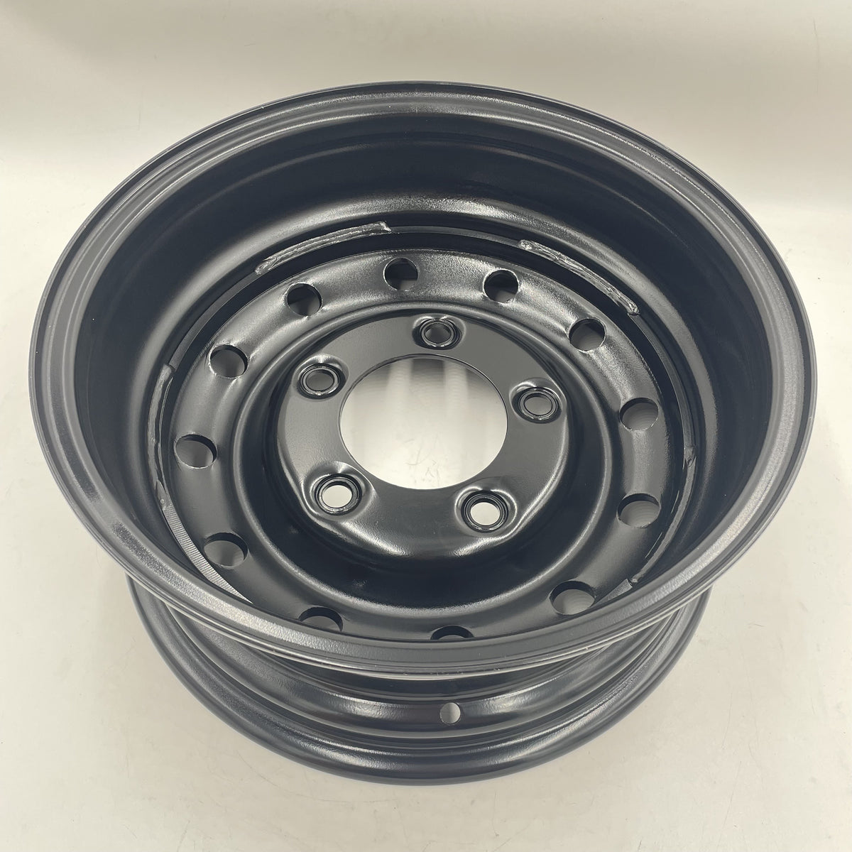 16'' x 6.5 ET:20 Heavy Duty Wolf Steel Wheel Black Part ANR4583
