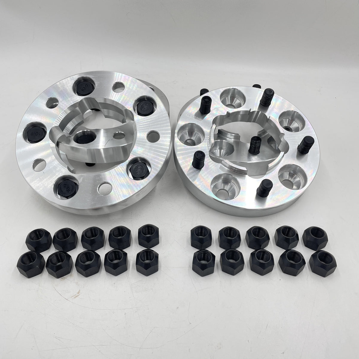 LR DEFENDER -16 DISCOVERY RRC Hub Centric Wheel Spacers+nuts 30mm TF301 SET of 4