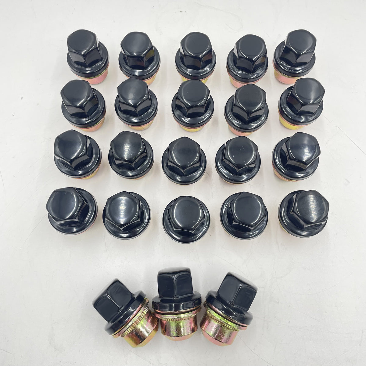 LR DEFENDER DISCOVERY RRC Alloy Wheel Black Lug Nut RRD500560BUK SET X23