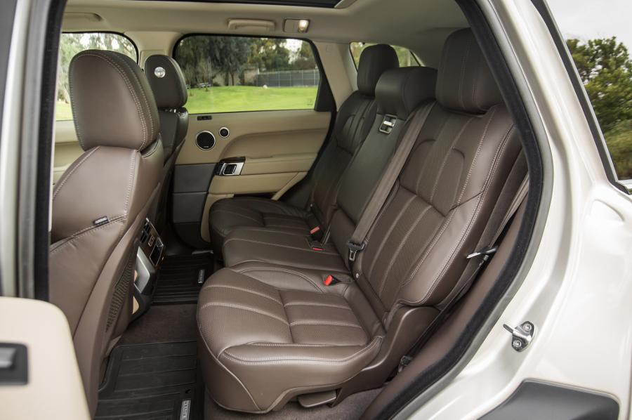 Range Rover Sport Supercharged rear seats